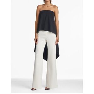 Sachin & Babi Haven Strapless Black Blouse Chic Size 8